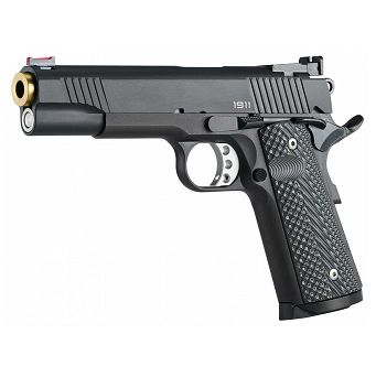 Pistol by Bul, Model : 1911 Classic Trophy, Discipline : IPSC, Color : Black/Gold,  Caliber 9mm