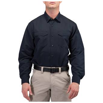 Men's Shirt, Manufacturer : 5.11, Model : Fast-Tac Long Sleeve Shirt, Color : Dark Navy