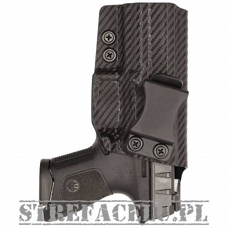 IWB Holster, Compatibility : Beretta APX, Manufacturer : Concealment Express, Material : Kydex, For Persons : Left Handed, Finish : Carbon