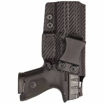 IWB Holster, Compatibility : Beretta APX, Manufacturer : Concealment Express, Material : Kydex, For Persons : Left Handed, Finish : Carbon