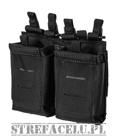 AR-15 Magazine Pouch, Manufacturer : 5.11, Model : Flex Double AR MAG Pouch 2.0, Color : Black