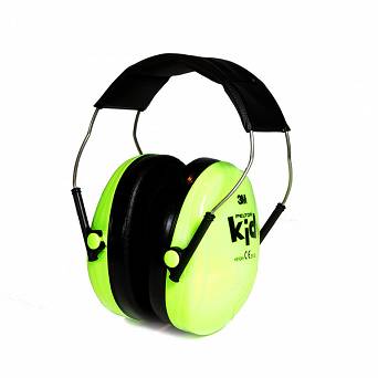 3M Peltor KID green headphones - children's hearing protection green
