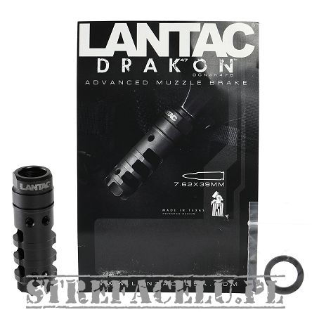 Compensator Lantac Drakon AK 7.62x39 thread 14x1 LH - DGNAK47B