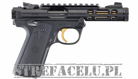 Pistolet Ruger MkIV LITE 22/45 // 22 LR - Black/Gold
