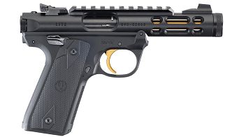 Pistolet Ruger MkIV LITE 22/45 // 22 LR - Black/Gold