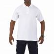 Men's Polo, Manufacturer : 5.11, Model : Professional Short Sleeve Polo, Color : White