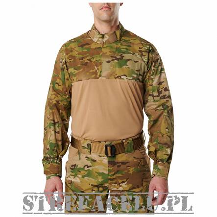 Men's Shirt, Manufacturer : 5.11, Model : Stryke Tdu Rapid Multicam Long Sleeve Shirt, Camouflage : Multicam