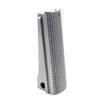 Mainspring Housing - 1911 - SS - Checkered - For Magwell