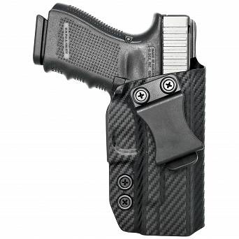 IWB Holster, Compatibility : Glock 19/19X/23/32/45, Manufacturer : Concealment Express, Material : Kydex, For Persons : Right Handed, Finish : Carbon
