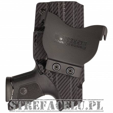 OWB Holster, Compatibility : APX Compact, Manufacturer : Concealment Express, Material : Kydex, For Persons : Right Handed, Finish : Carbon