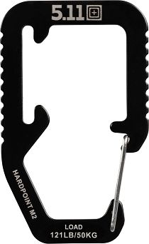 Carabiner, Manufacturer : 5.11, Model : Hardpoint M2 Carabiner, Color : Black