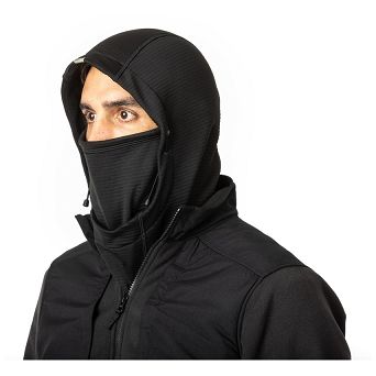 Balaclava, Manufacturer : 5.11, Model : Stratos Hood, Color : Black