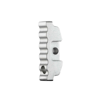 BUL Link Trigger System Release Button - Flat - Medium - Aggressive - Silver - LNK-F-M-AGR-SLV