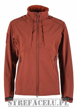 Women's Jacket, Manufacturer : 5.11, Model : Wm Sierra Softshell, Color : Brick