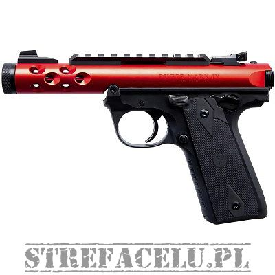 Ruger Mark IV 22/45 Lite Pistol - Red - cal. .22LR (43910)