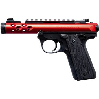 Ruger Mark IV 22/45 Lite Pistol - Red - cal. .22LR (43910)