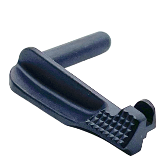 Slide Stop - 1911 - Stainless Steel - Inner Thumb Rest - Black