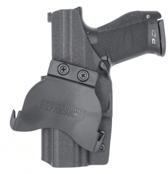 OWB Holster, Compatibility :Walther PDP Compact Optics Cut, Manufacturer : Concealment Express, Material : Kydex, For Persons : Right Handed