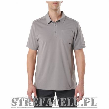 Men's Polo, Manufacturer : 5.11, Model : Axis Short Sleeve Polo, Color : Lunar
