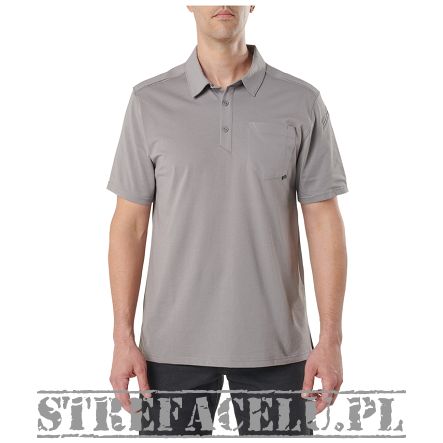 Men's Polo, Manufacturer : 5.11, Model : Axis Short Sleeve Polo, Color : Lunar