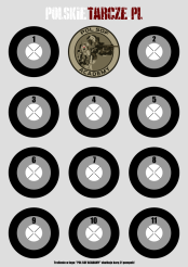 Shooting Target Polsof, Pieces : 1, Manufacturer : polskietarcze.pl