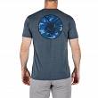 Men's T-shirt, Manufacturer : 5.11, Model : Little Bird Sunrise TEE, Color : Navy Heather
