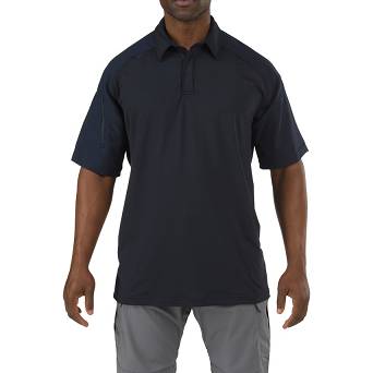 Men's Polo, Manufacturer : 5.11, Model : Rapid Performance Short Sleeve Polo, Color : Dark Navy