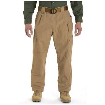 Men's Pants, Manufacturer : 5.11, Model : Cotton Canvas Pant, Color : Coyote