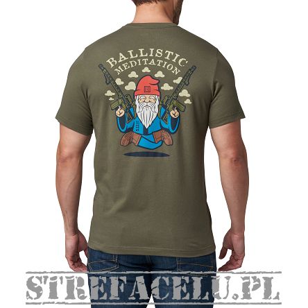 Men's T-shirt, Manufacturer : 5.11, Model : Ballistic Meditation Tee, Color : Ranger Green