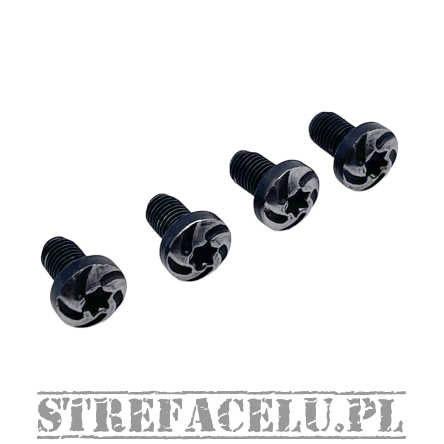Bul Armory Grip Screw Set for 1911 | Two Tone Spiral