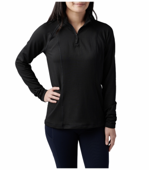 Women's Sweatshirt, Manufacturer : 5.11, Model : Womens Stratos 1/4 Zip, Color : Black