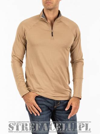 Men's Sweatshirt, Manufacturer : 5.11, Model : Stratos 1/4 Zip, Color : Coyote