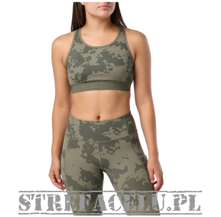 Sports Bra, Manufacturer : 5.11, Model : PT-R Valentina Sports BRA, Color : Ranger Green Camo