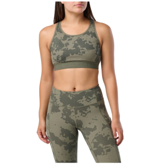 Sports Bra, Manufacturer : 5.11, Model : PT-R Valentina Sports BRA, Color : Ranger Green Camo