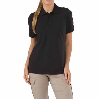 Women's Polo, Manufacturer : 5.11, Model : Women's Professional Short Sleeve Polo, Color : Black