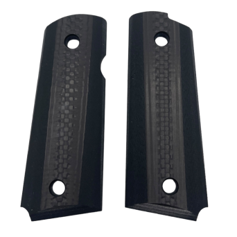 Grip - 1911 - Ultra - Carbon - Black - Smooth