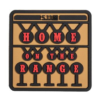 Patch, Manufacturer : 5.11, Model : Home On The Range Patch, Color : Brown