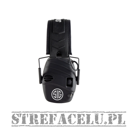 Active Ear Muffs, Model : Trackr Electronic Sig Sauer, Manufacturer : AXIL, Color : Black, Size : Universal