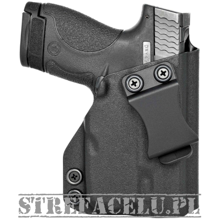 IWB Holster, Compatibility : Smith&Wesson M&P Shield with TLR-6, Manufacturer : Concealment Express, Material : Kydex, Color : Black
