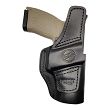 Leather Holster, Manufacturer : Falco Holsters (Slovakia), Type : 2in1 - IWB + OWB, Model : AM02-2330, Hand : Left, Color : Black