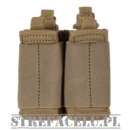 Pouch For 2 Pistol Magazines, Manufacturer : 5.11, Model : Flex Double Pistol Mag Pouch 2.0, Color : Kangaroo