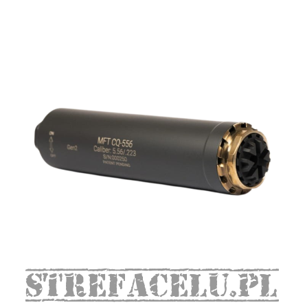 Tłumik MFT CQ-556 Gen II + Flash Hider R06-FH 1/2x28 - 5.56 - Czarny