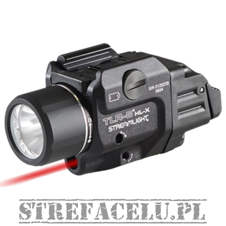 Streamlight TLR-8 HL-X USB Flashlight - Red Laser (L-69465)
