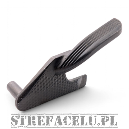 Bezpiecznik obustronny BUL 1911/2011 (tylko część lewa), Black, Tactical, Checkered AMBI/1911*-17