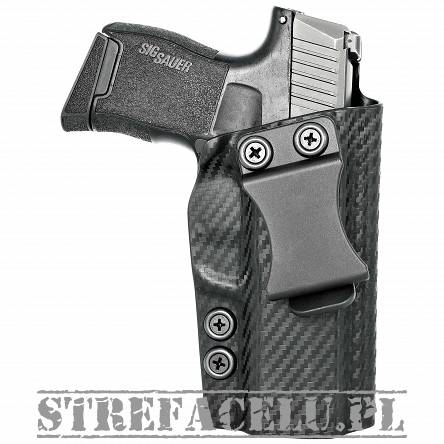 IWB Holster, Compatibility : Sig P365XL, Manufacturer : Concealment Express, Material : Kydex, For Persons : Right Handed, Finish : Carbon
