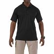 Men's Polo, Manufacturer : 5.11, Model : Performance Short Sleeve Polo, Color : Black