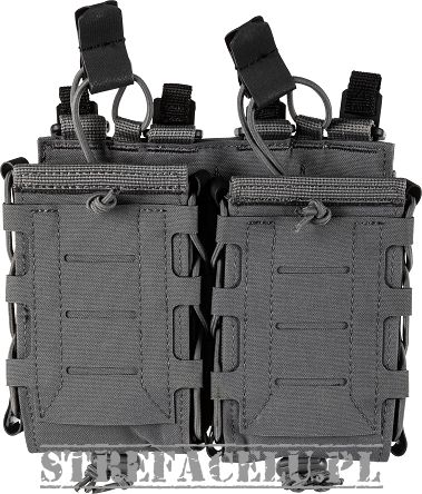 Flex Double Multi-Caliber Mag Pouch, Manufacturer : 5.11, Color : Storm