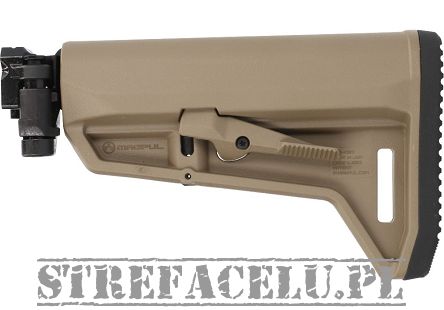 Side Folding-Telescopic Stock, Manufacturer : Sig Sauer + Magpul, Model : MCX/MPX Folding Magpul SL-K Stock and Adapter, Color : FDE