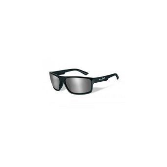 Okulary WileyX Peak Grey Silver Flash Lens ACPEA01 / Gloss Black Frame 