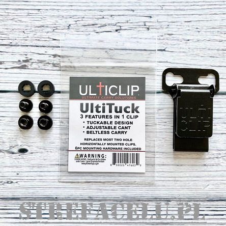 UltiTuck Tucable Holster Clip; IWB Concealment Express